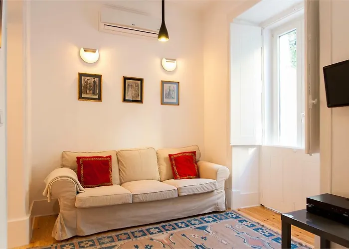 아파트 Principe Real Patio House 리스본